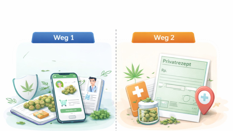 Wie medizinisches Cannabis auf Rezept erhalten?