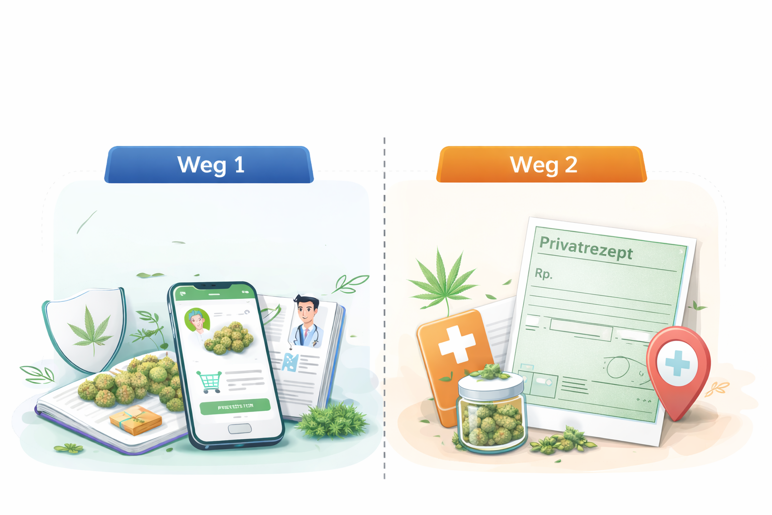 Wie medizinisches Cannabis auf Rezept erhalten?